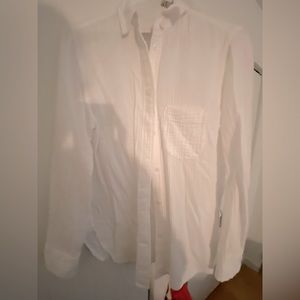 J. Crew White Button Down Shirt